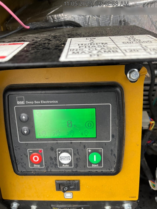 2022 Allmand NLV3GR (4) LED Light Fixture 350W, 23' Vertical Mast, 3kW Prime, Towable, ES Decals, T3