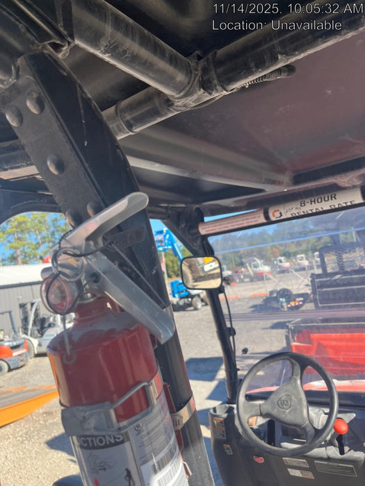 2022 Kubota RTV-X1140W-H Plastic Canopy, Windshield Acrylic Clear, LED Strobe Light, Wire Harness Kit, Back up Alarm