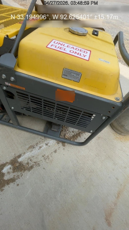 2020 Wacker Neuson GPS9700V Standard, Includes Wheel Kit P/N: 5100042221
