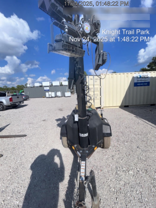 2022 Allmand NLV3GR (4) LED Light Fixture 350W, 23' Vertical Mast, 3kW Prime, Towable, ES Decals, T3