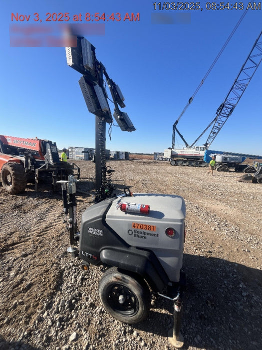 2024 Wacker Neuson LTT4 Diesel, Kohler KDW702, Deep Sea Controller, Auto Start, LED 320W, Bypass Outlet, T3