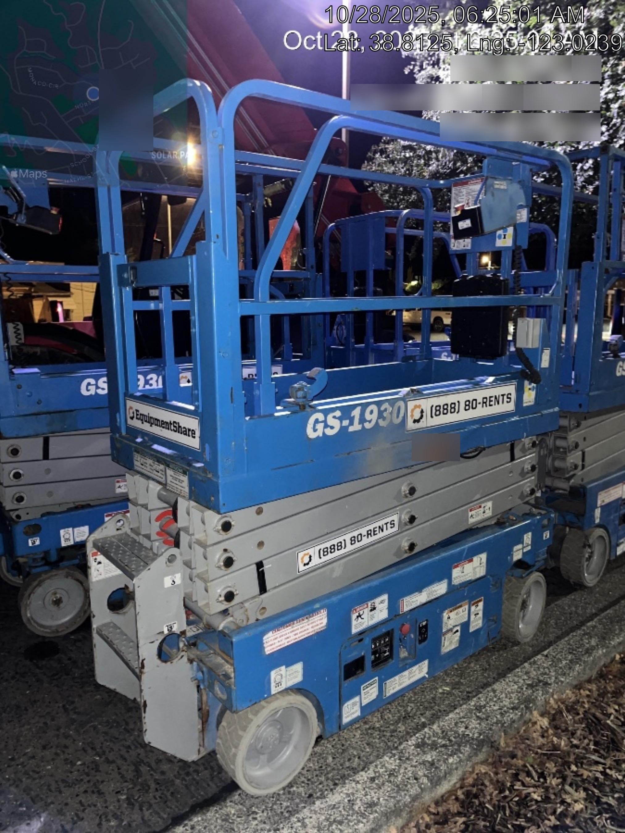 2019 Genie GS-1930 Half Height Swing Gate, 800W Inverter