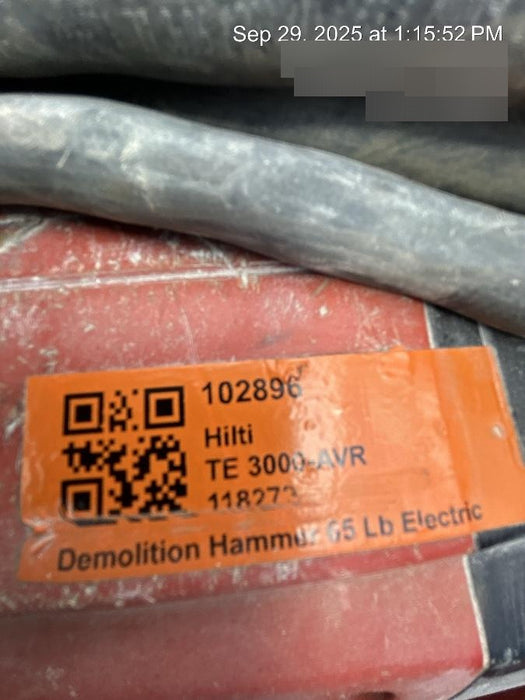 2020 HILTI TE 3000-AVR