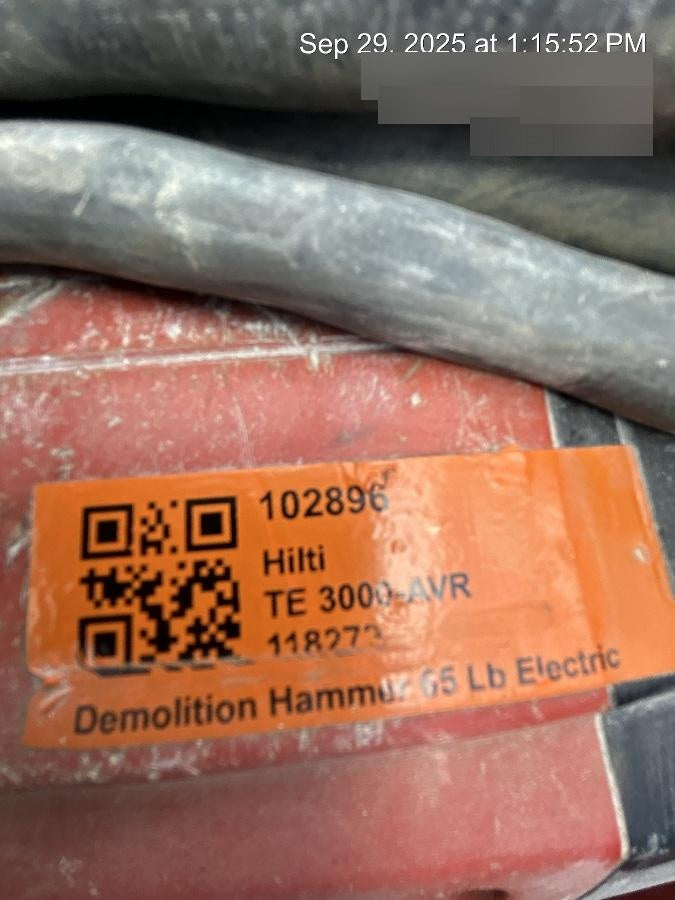 2020 HILTI TE 3000-AVR