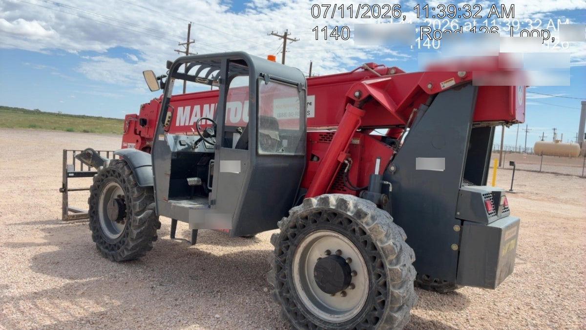 2018 Manitou MTA10055 MTA10055 - 74 HP T4, Canopy, Worklights/Strobe, Beacon, 66" Carriage, 60" Forks, Solid Tires, Lift Hook, Aux Hydraulics