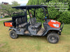 2021 Kubota RTV-X1140W-H Plastic Canopy, Windshield Acrylic Clear, LED Strobe Light, Wire Harness Kit, Back up Alarm