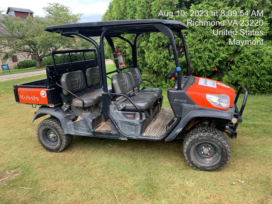 2021 Kubota RTV-X1140W-H Plastic Canopy, Windshield Acrylic Clear, LED Strobe Light, Wire Harness Kit, Back up Alarm