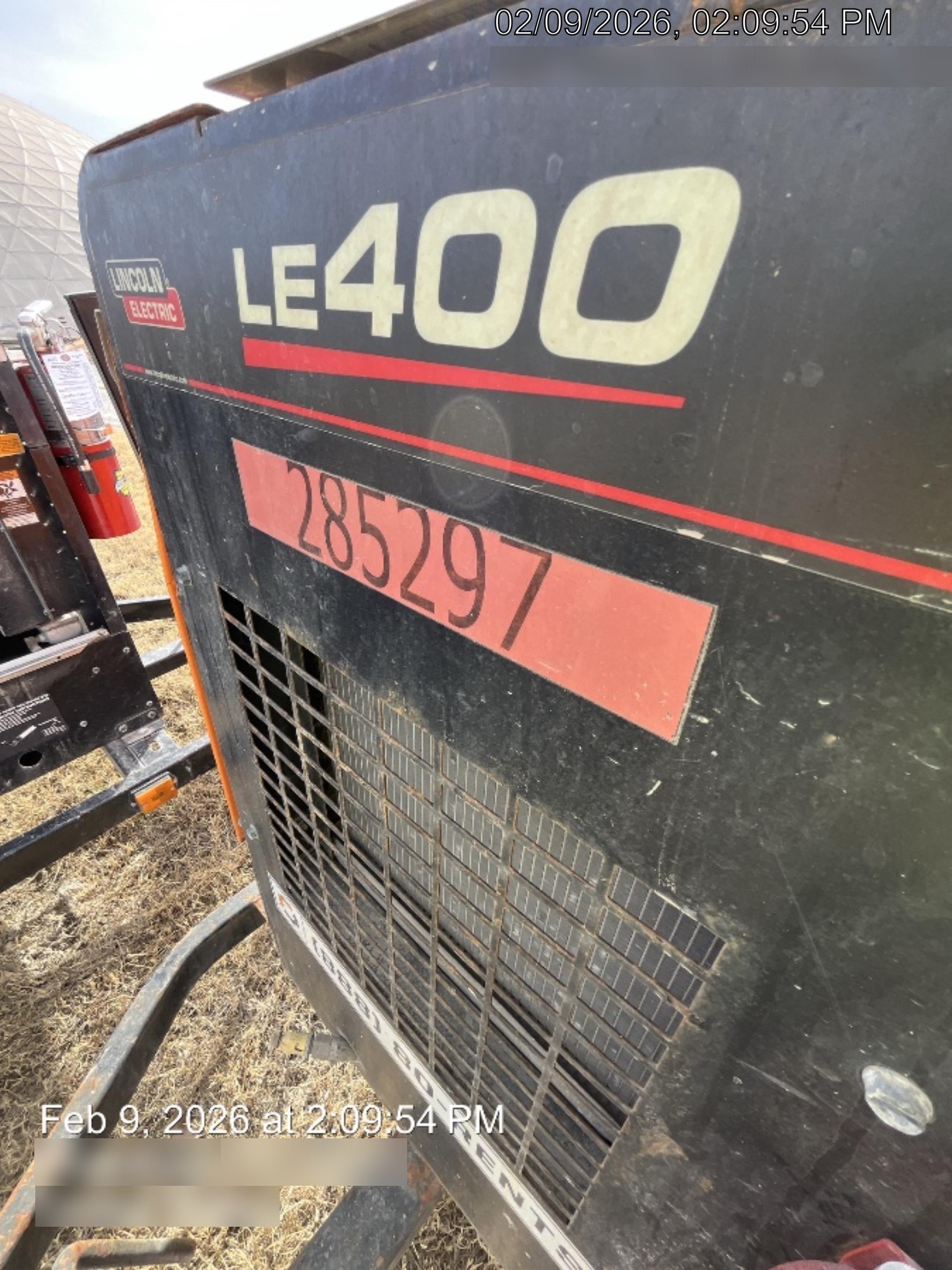 2022 Lincoln Electric LE400 Kubota V1505, Trlr, Cable Rack, Light Kit, ES Decals, T3