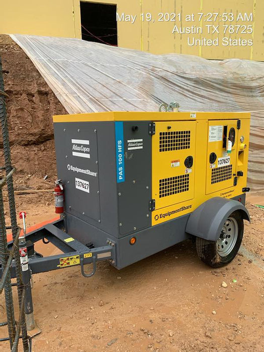 2021 ATLAS COPCO PAS 100 HF CS Enclosed