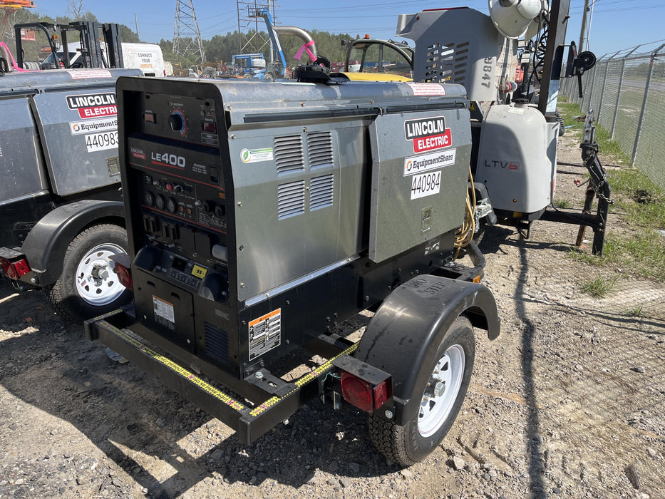 2024 Lincoln Electric LE400 Kubota V1505, Trlr, Cable Rack, Light Kit, ES Decals, T3