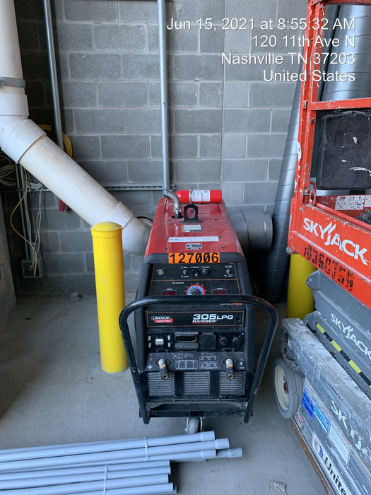 2021 Lincoln Electric Ranger 305 LPG K3430-1, Ranger 305 LPG, Undercarriage, Tank Holder & Strap, 10kw AC Gen, 25hp Kohler LPG Eng