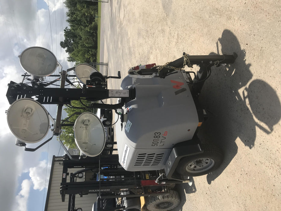 2019 Wacker Neuson LTV6L-MH Mobile Light Tower w/Fuel Level Sensor Installed