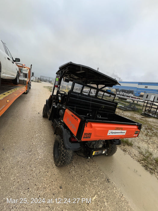 2022 Kubota RTV-X1140W-H Plastic Canopy, Windshield Acrylic Clear, LED Strobe Light, Wire Harness Kit, Back up Alarm