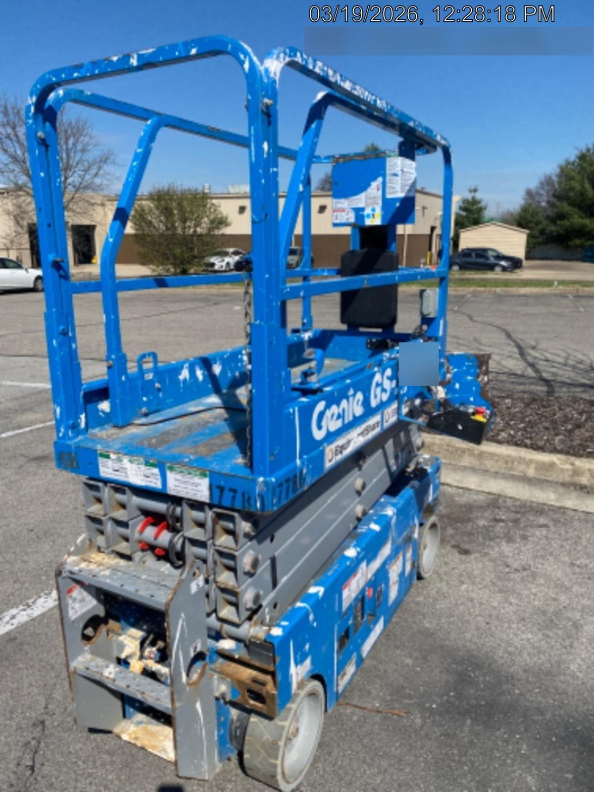 2018 Genie GS-1930 Genie GS-1930 w/Fixed Rail, Chain Entry
