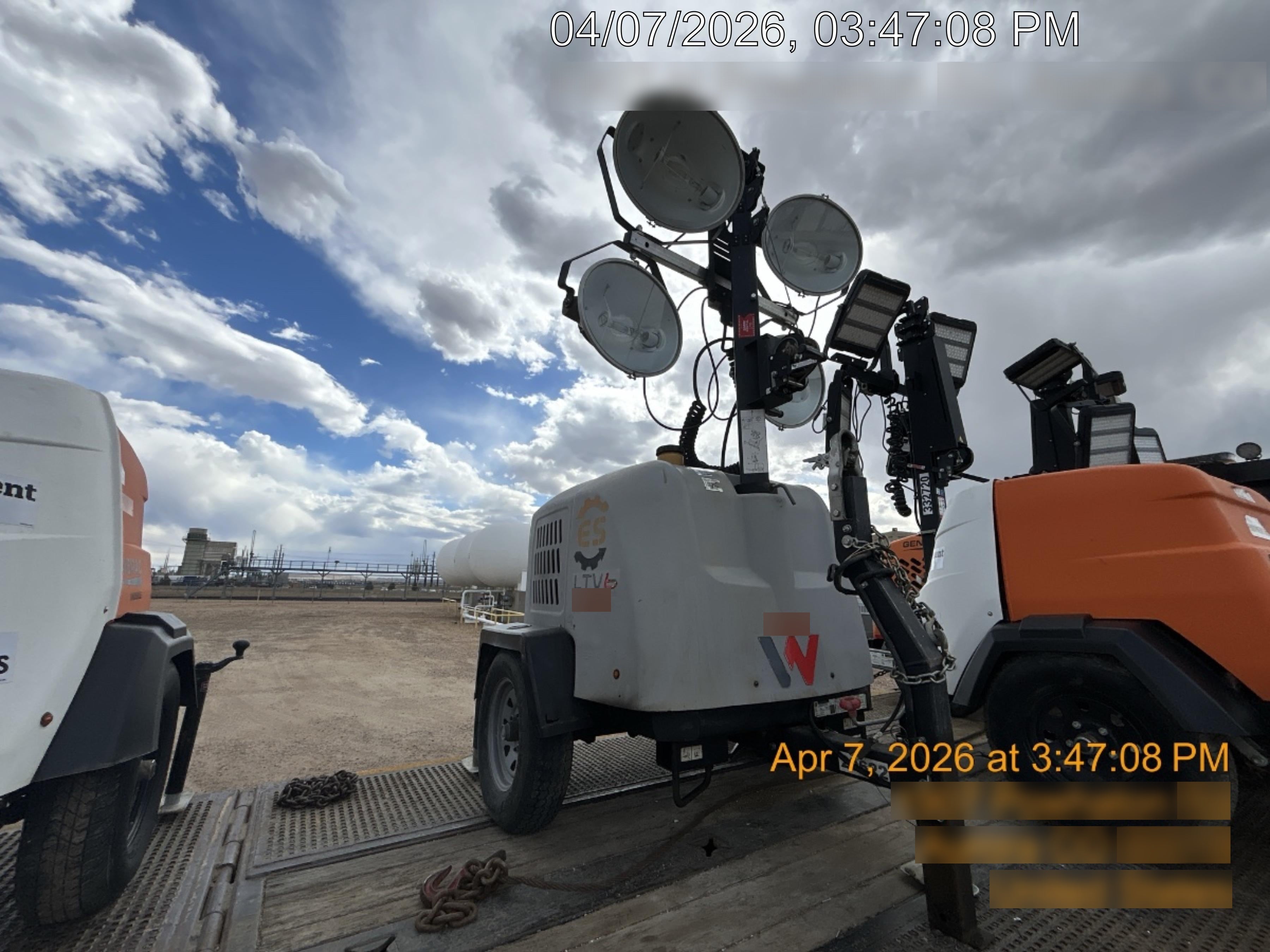 2018 Wacker Neuson LTV6L-MH Wacker Neuson LTV6L Mobile Light Tower w/Fuel Level Sensor Installed