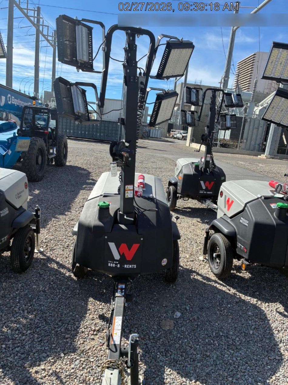 2024 Wacker Neuson LTT4 Diesel, Kohler KDW702, Deep Sea Controller, Auto Start, LED 320W, Bypass Outlet, T3