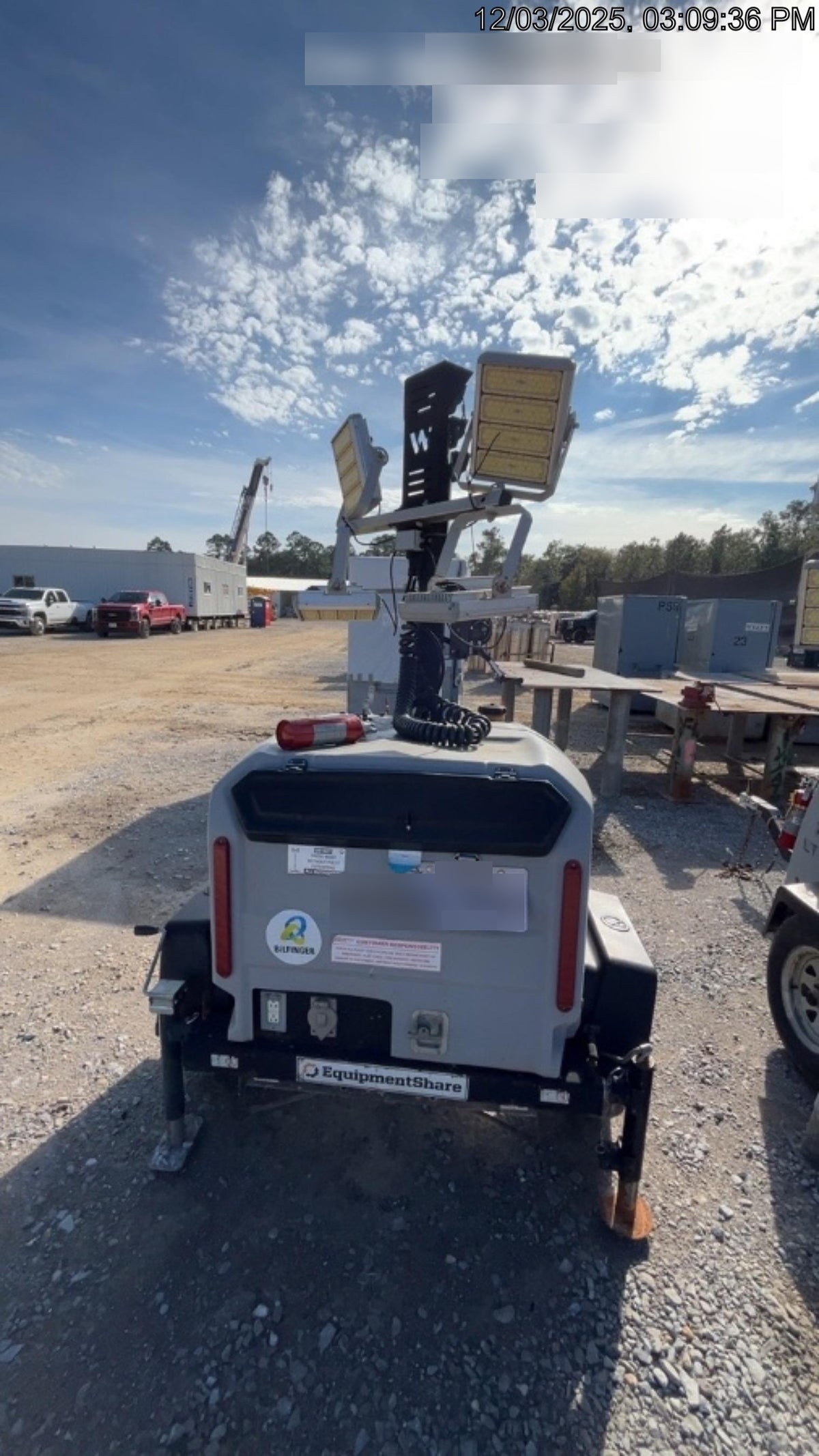2019 Wacker Neuson LTV6K-LED LTV6K Light Tower, LED 300W, Telematics EQ SH Kubota