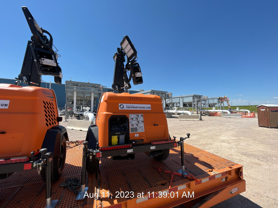 2023 Generac MLT2 Diesel, Flex Switch 120V Input, Powerzone Controller, (4) 320W LED Lights, 4kW Generator, 39.9 Gal Fuel Tank, 2" Ball, T3