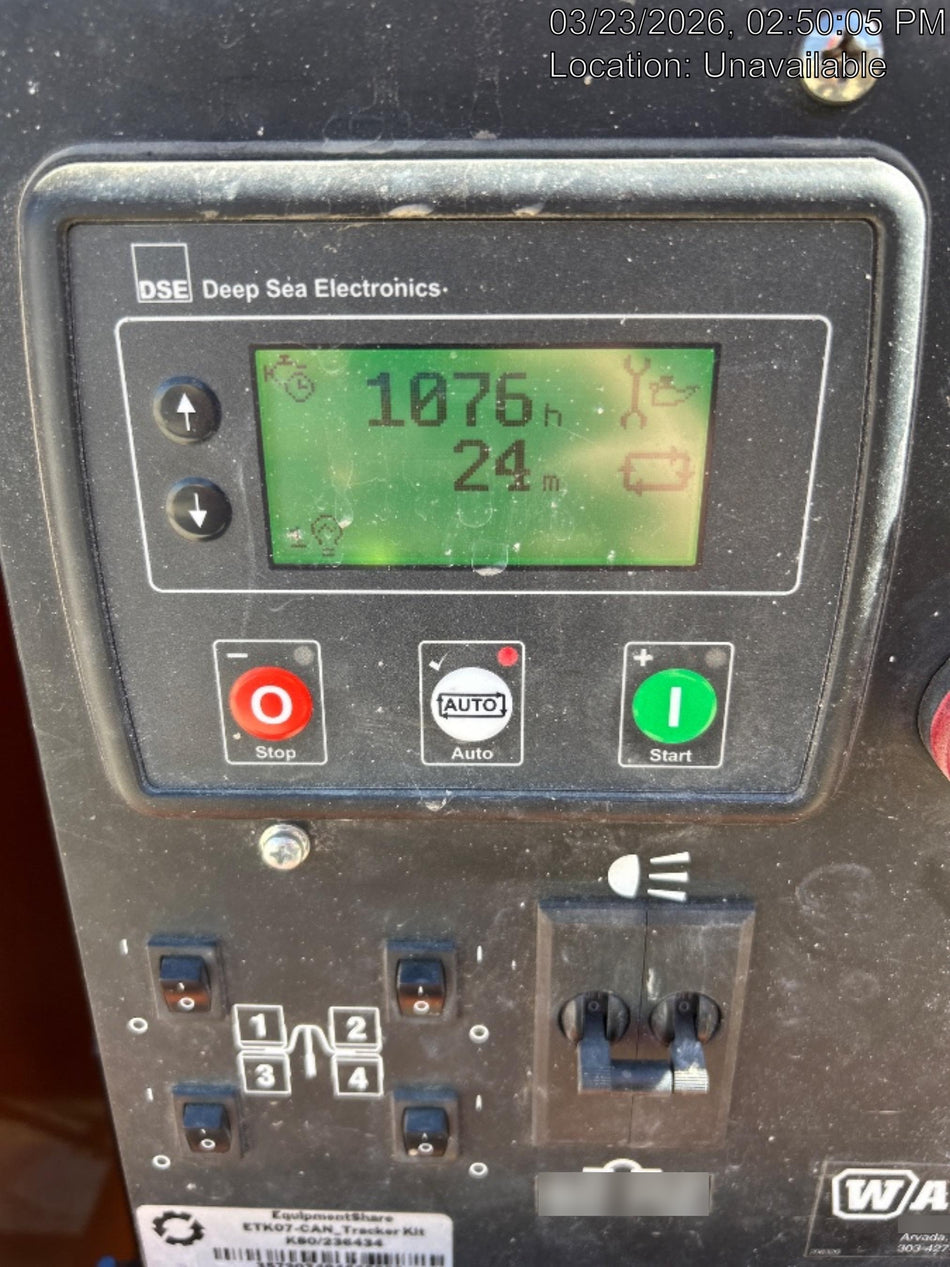 2024 Wanco WLTT-4MM4K Diesel, Deep Sea Controller, Shore Power Plug, Auto Start, (4) 350W LED Floodlights, 4kW Generator, 60 Gal Fuel Tank, 2" Ball, T3
