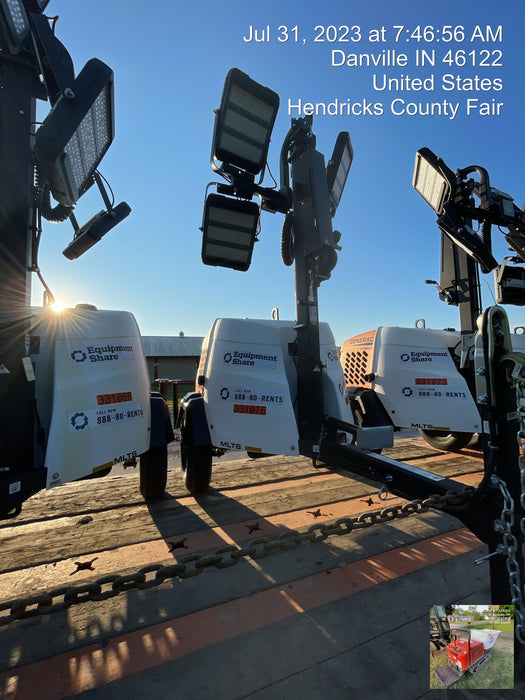 2023 Generac MLT2 Diesel, Flex Switch 120V Input, Powerzone Controller, (4) 320W LED Lights, 4kW Generator, 39.9 Gal Fuel Tank, 2" Ball, T3