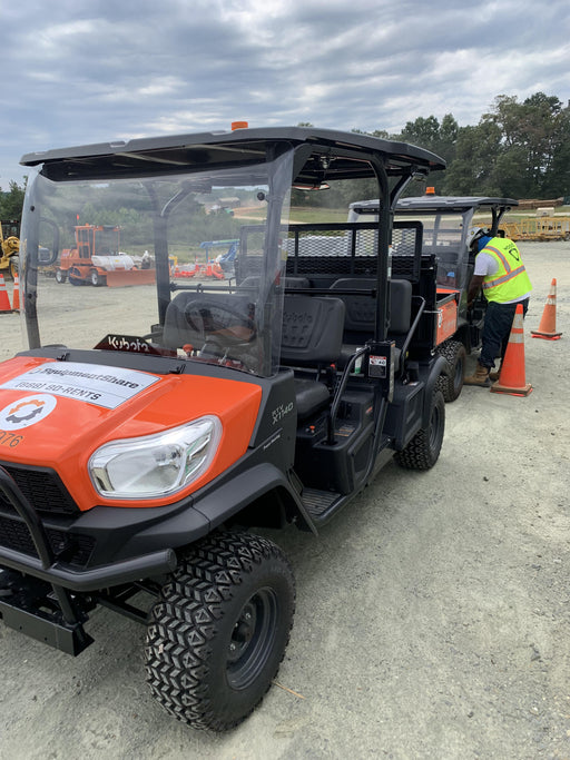 2021 Kubota RTV-X1140W-H Plastic Canopy, Windshield Acrylic Clear, LED Strobe Light, Wire Harness Kit, Back up Alarm