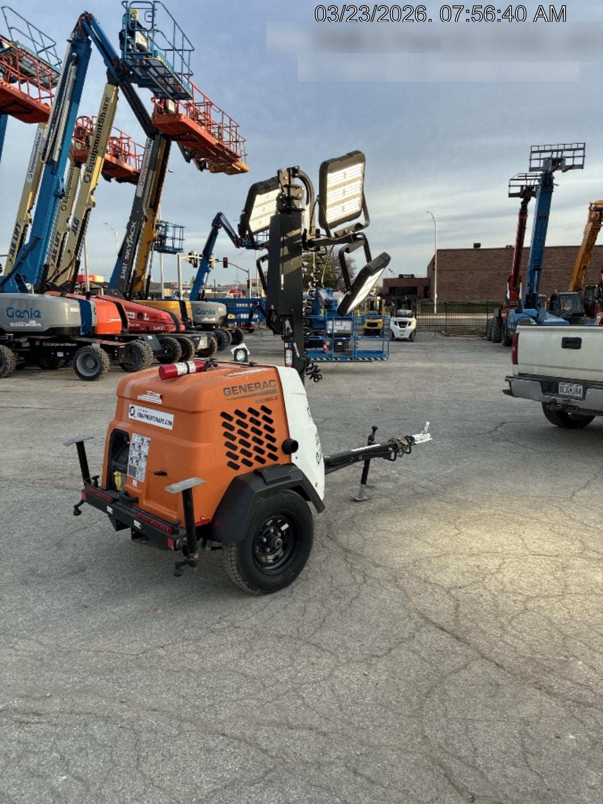 2023 Generac MLT2 Diesel, Flex Switch 120V Input, Powerzone Controller, (4) 320W LED Lights, 4kW Generator, 39.9 Gal Fuel Tank, 2" Ball, T3