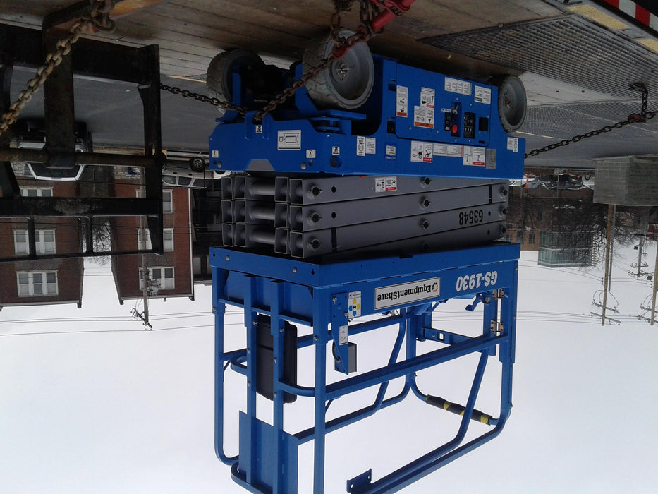 2020 Genie GS-1930 Solid Non Marking Tires, Beacon, Folding rails with half height swing gate