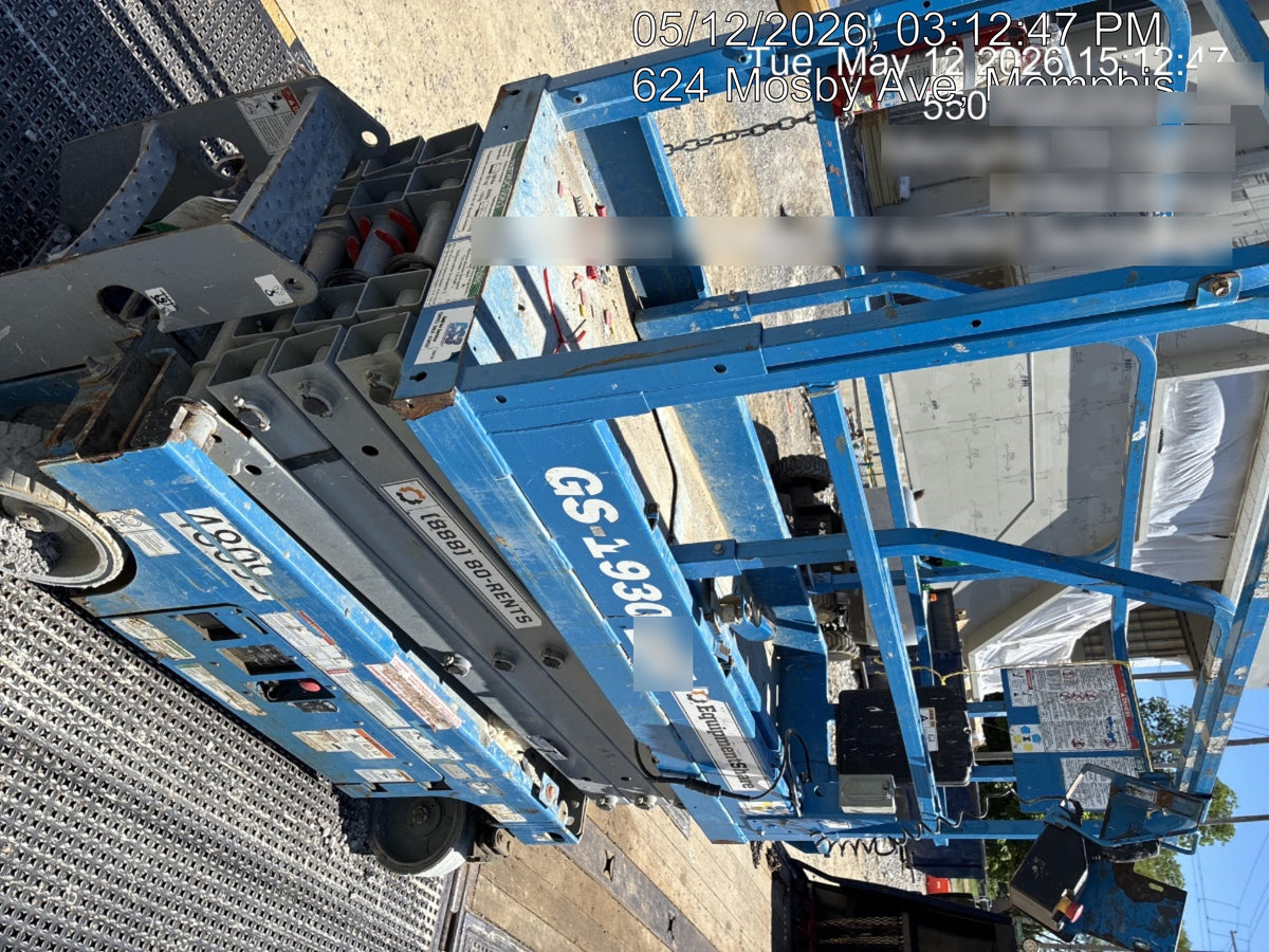 2019 Genie GS-1930 Fixed Rails with Chain Entry