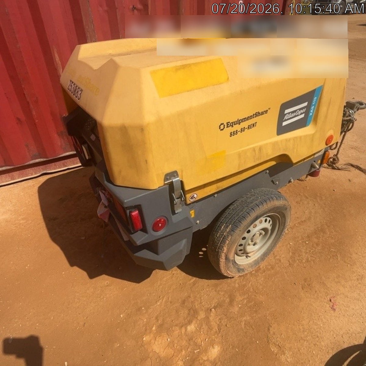 2022 ATLAS COPCO XAS 110