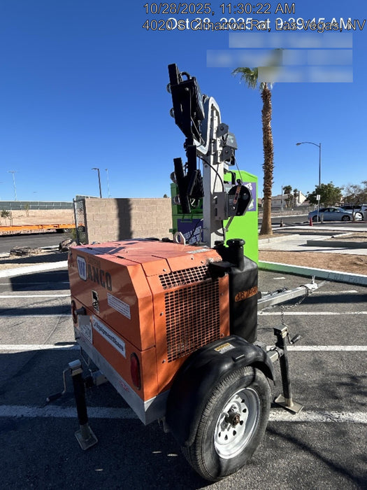 2024 Wanco WLTT-4MM4K Diesel, Deep Sea Controller, Shore Power Plug, Auto Start, (4) 350W LED Floodlights, 4kW Generator, 60 Gal Fuel Tank, 2" Ball, T3