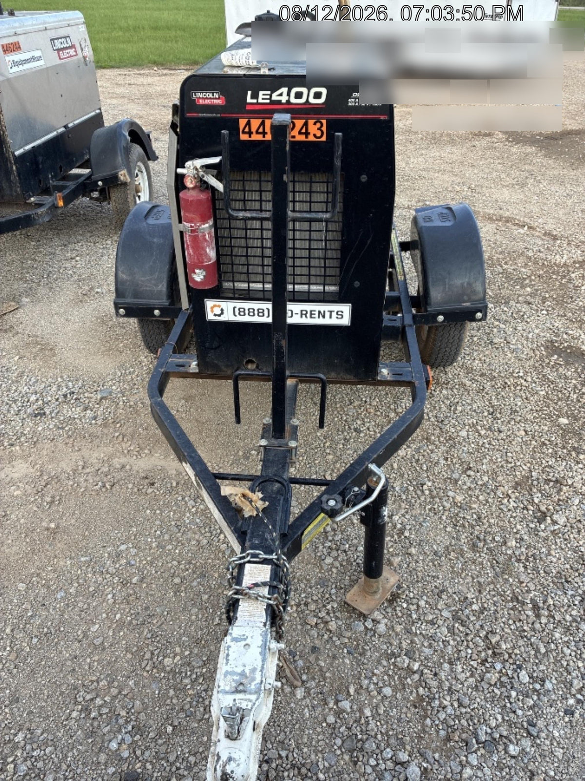 2024 Lincoln Electric LE400 Kubota V1505, Trlr, Cable Rack, Light Kit, ES Decals, T3