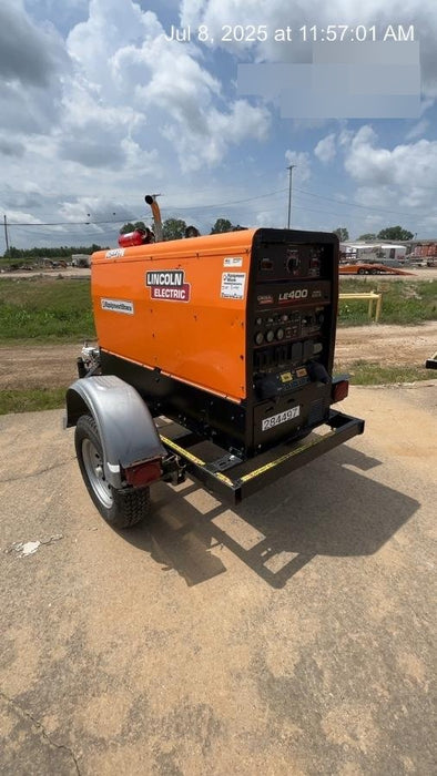 2022 Lincoln Electric LE400 Kubota V1505, Trlr, Cable Rack, Light Kit, ES Decals, T3