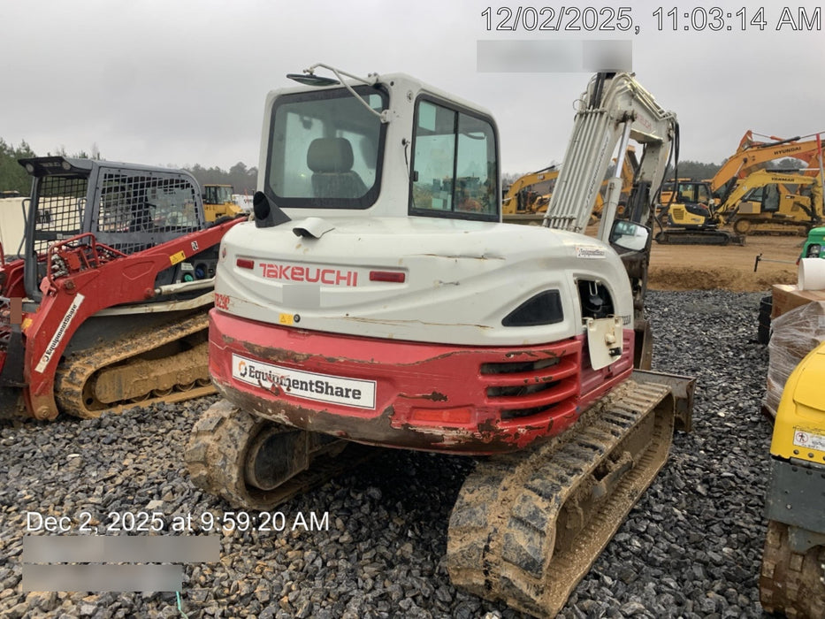 2019 Takeuchi TB290 Takeuchi TB290 Cab/Heat/AC w/Rubber Tracks, Auxiliary Hydraulics, Dozer Blade, Manual QC, 18/24/36" Buckets, Hydraulic Thumb Installed