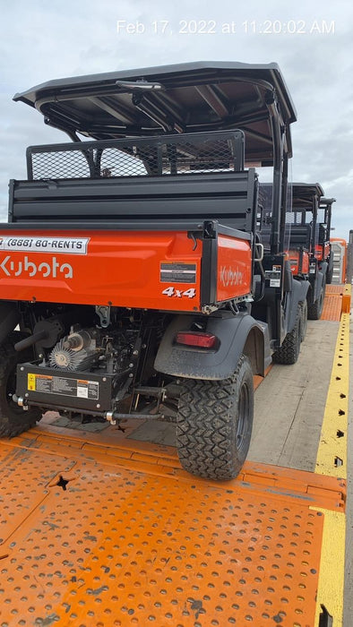 2021 Kubota RTV-X1140W-H Plastic Canopy, Windshield Acrylic Clear, LED Strobe Light, Wire Harness Kit, Back up Alarm