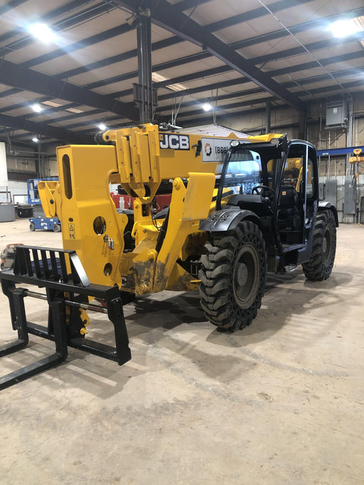 2019 JCB 510-56 Canopy, 74 HP, Solid Tires, STD Worklight, Beacon, Aux Hydraulics, Lifting Eye, Back up Alarm w/66" Carriage/60" Forks