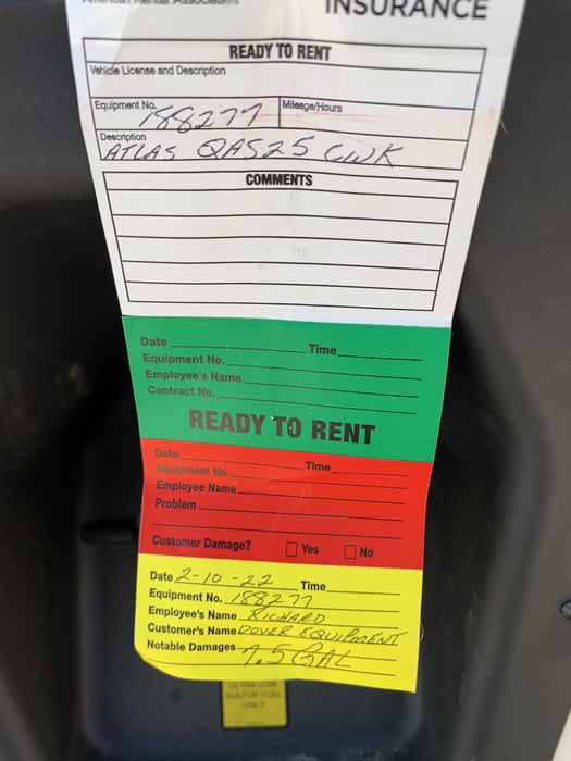 2021 ATLAS COPCO QAS25 CWK