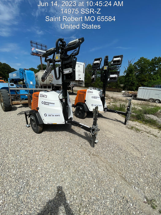 2023 Generac MLT2 Diesel, Flex Switch 120V Input, Powerzone Controller, (4) 320W LED Lights, 4kW Generator, 39.9 Gal Fuel Tank, 2" Ball, T3