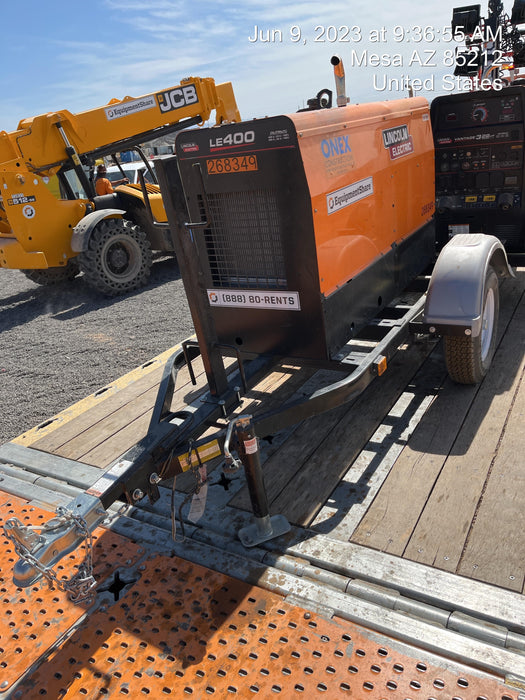 2022 Lincoln Electric LE400 Kubota V1505, Trlr, Cable Rack, Light Kit, ES Decals, T3