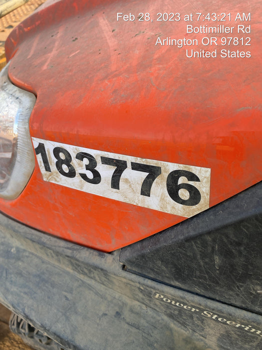 2021 Kubota RTV-X1140W-H Plastic Canopy, Windshield Acrylic Clear, LED Strobe Light, Wire Harness Kit, Back up Alarm