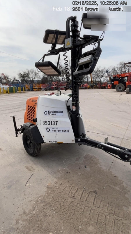 2023 Generac MLT2 Diesel, Flex Switch 120V Input, Powerzone Controller, (4) 320W LED Lights, 4kW Generator, 39.9 Gal Fuel Tank, 2" Ball, T3