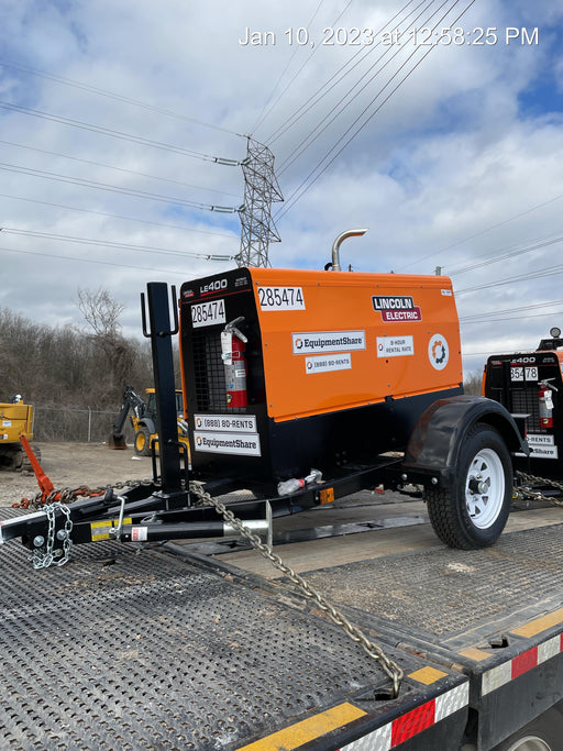 2022 Lincoln Electric LE400 Kubota V1505, Trlr, Cable Rack, Light Kit, ES Decals, T3