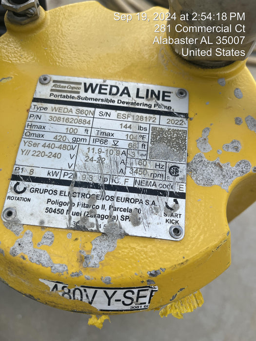 2022 ATLAS COPCO S60 N