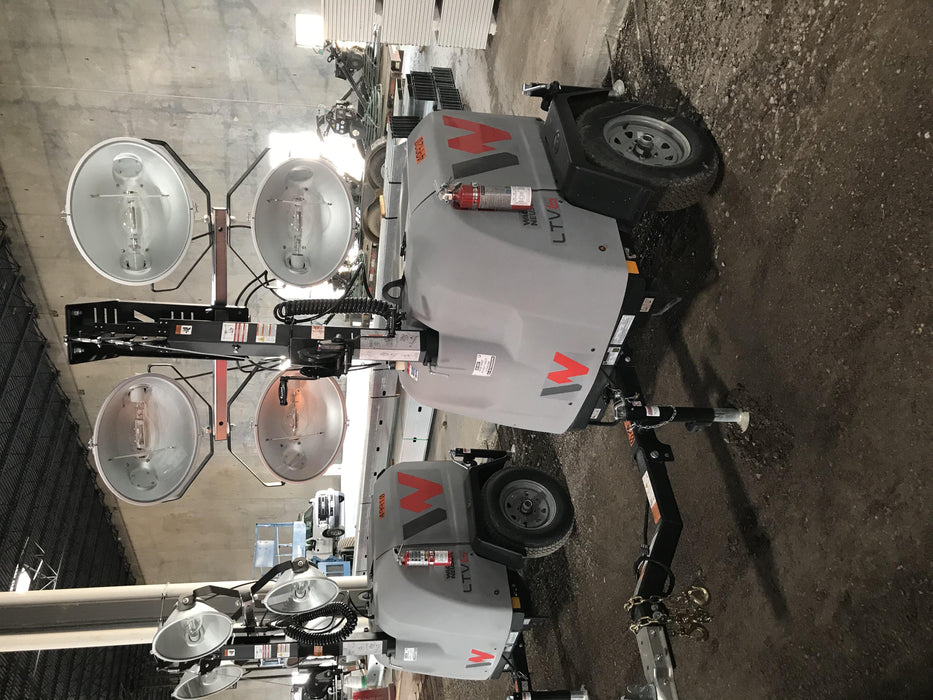 2019 Wacker Neuson LTV6L-MH Mobile Light Tower w/Fuel Level Sensor Installed