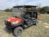2021 Kubota RTV-X1140W-H Plastic Canopy, Windshield Acrylic Clear, LED Strobe Light, Wire Harness Kit, Back up Alarm