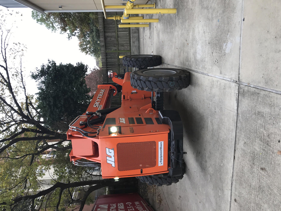 2019 Skytrak 6036 Canopy, Solid Tires, LED Work Lights, Beacon w/72" Carriage, 48" Pallet Forks