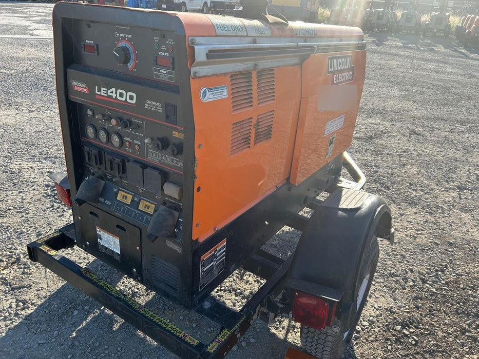 2022 Lincoln Electric LE400 Kubota V1505, Trlr, Cable Rack, Light Kit, ES Decals, T3