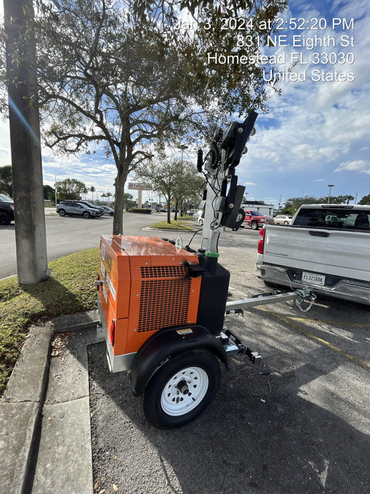 2023 Wanco WLTT-4MM4K Diesel, Deep Sea Controller, Shore Power Plug, Auto Start, (4) 350W LED Floodlights, 4kW Generator, 60 Gal Fuel Tank, 2" Ball, T3