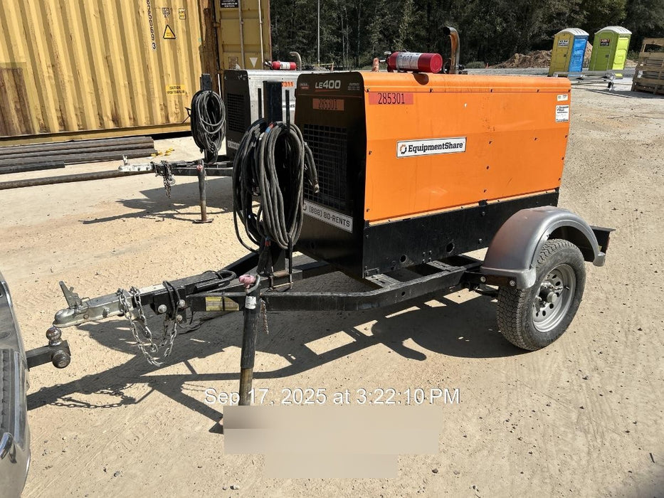 2022 Lincoln Electric LE400 Kubota V1505, Trlr, Cable Rack, Light Kit, ES Decals, T3