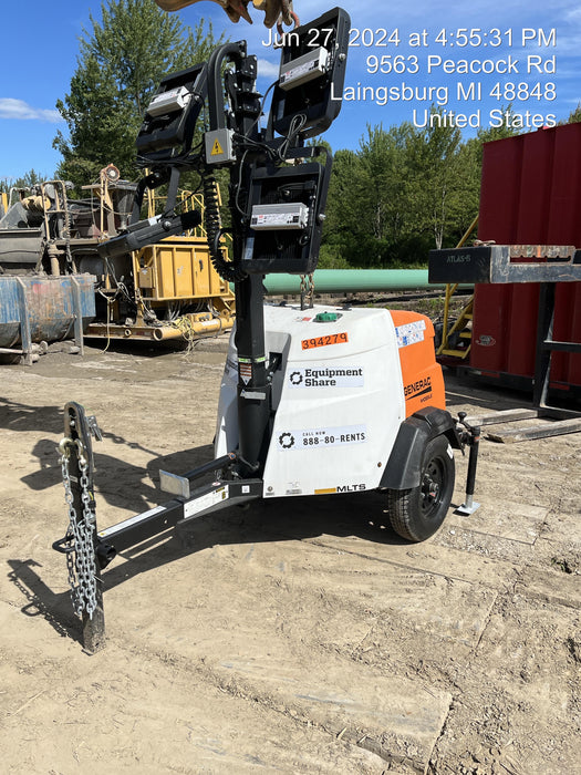 2024 Generac MLT2 Diesel, Flex Switch 120V Input, Powerzone Controller, 
(4) 320W LED Lights, 4kW Generator, 39.9 Gal Fuel Tank, 2" Ball, T3