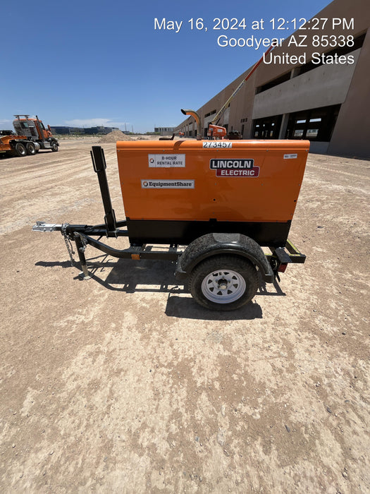 2022 Lincoln Electric LE400 Kubota V1505, Trlr, Cable Rack, Light Kit, ES Decals, T3